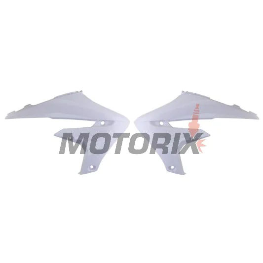 Přední boční plasty -POLISPORT- bílé, YAMAHA YZ 250/450 2018-2023
