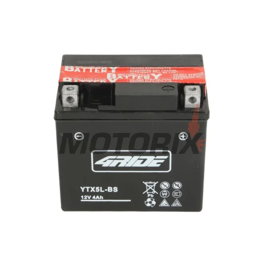 Akumulátor -4 RIDE- YTX5L-BS 4RIDE, 4.2Ah 12V