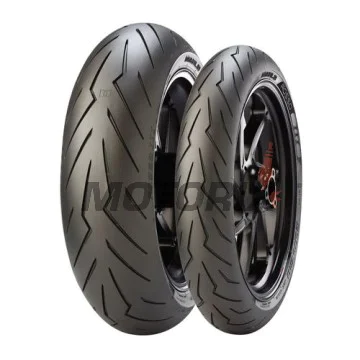 Přední silniční pneumatika -PIRELLI MOTOR- 120/70ZR17, DIABLO ROSSO III D