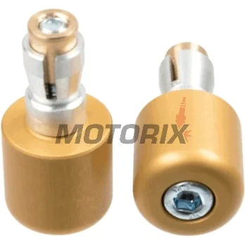 Koncovky řídítek (závaží) -TRW- 12mm, Gold - univerzální