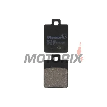 Brzdové destičky -BREMBO- 07019, Derbi Sonar 50 125 150 / Gilera Runner 180 200 / Piaggio Vespa LX 150 / MP3 125 300 500 / Zip 50 (1996-2014)