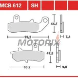 Brzdové destičky -TRW- MCB612, Suzuki DR/RGV - DR650/650R/650RS/650RSE/650RE/650SE, DR750/800 Big, RGV250 - 250-800cc, 1989-2017