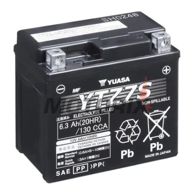 Akumulátor -YUASA- YTZ7S, 6Ah 12V