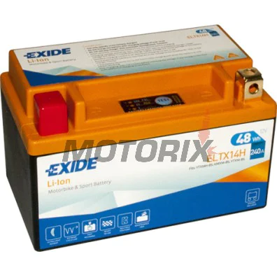 Akumulátor -EXIDE- ELTX14H, 48Wh (4Ah), 12V, Lithium-ion