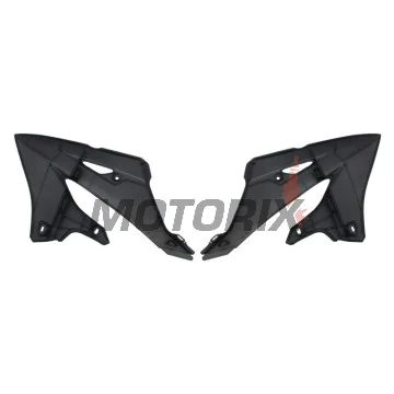 Přední boční plasty -POLISPORT- černé, YAMAHA YZ 125/250 2022-2023