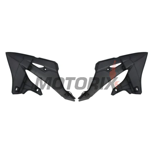 Přední boční plasty -POLISPORT- černé, YAMAHA YZ 125/250 2022-2023
