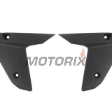 Přední boční plasty -POLISPORT- černé, HUSQVARNA TC 250-510 2008-2009