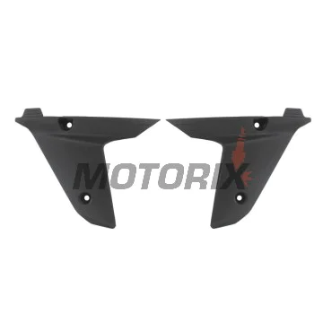 Přední boční plasty -POLISPORT- černé, HUSQVARNA TC 250-510 2008-2009