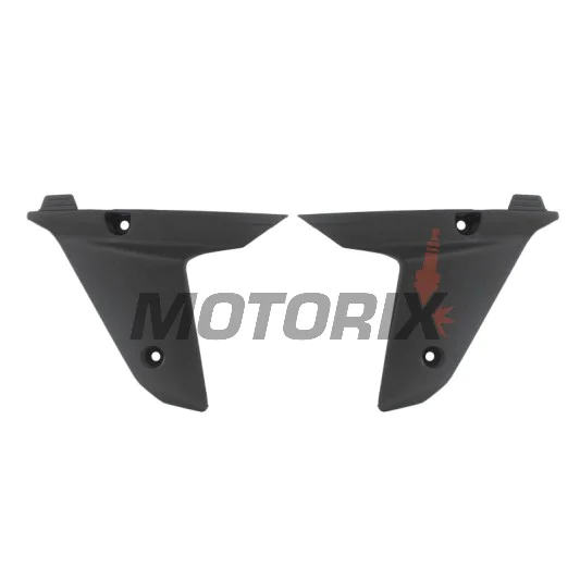 Přední boční plasty -POLISPORT- černé, HUSQVARNA TC 250-510 2008-2009