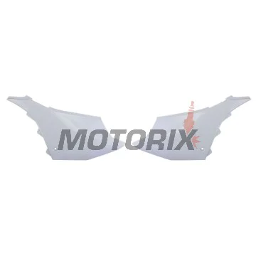 Zadní boční plasty -POLISPORT- bílé, YAMAHA YZ 125/250 2022-2023
