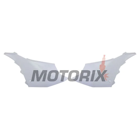 Zadní boční plasty -POLISPORT- bílé, YAMAHA YZ 125/250 2022-2023