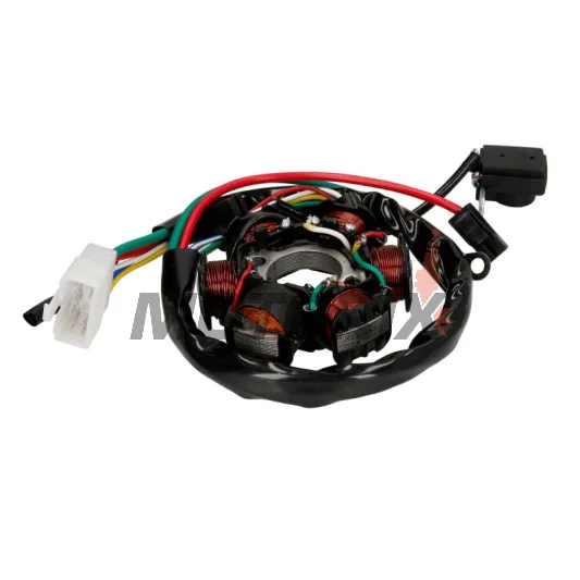 Stator (hvězda) -MOTORIX- 6 Cívek, Honda Dio, Kymco ZX, KB, Peugeot 50cc 2T