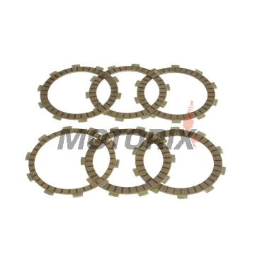 Sada spojkových lamel -FERODO- FCD0115, Honda CRM 125 1990-1999, Honda NSR 125R 1989-2003, Honda NV400C Steed 1992-1997, Honda TRX 350TE FourTrax ES 2005-2006, Honda VT500 Shadow 1983-1985