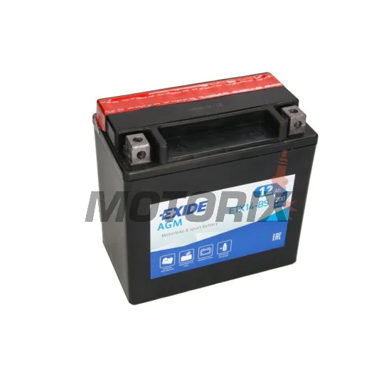 Akumulátor -EXIDE- YTX14-BS, 12Ah 12V