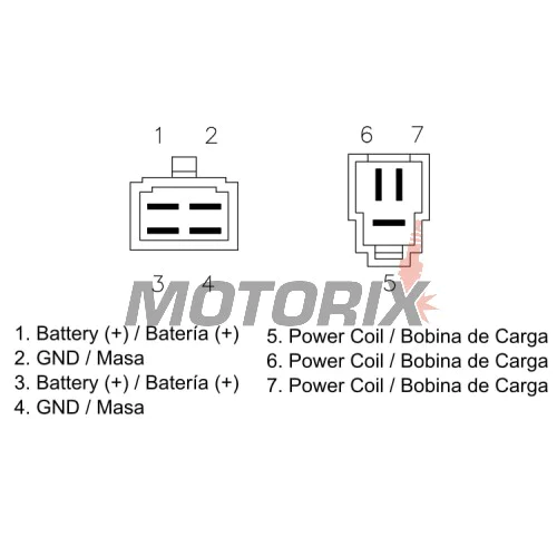 Regulátor dobíjení -DZE- regulátor dobíjení, 12V, 35A, DUCATI BIPOSTO, HYPERMOTARD, MH, MONSTER, MULTISTRADA, PAUL SMART, SPORTCLASSIC, ST2, ST3, ST4, SUPERSPORT 600-1100 1998-2012