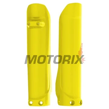 Chrániče přední vidlice -POLISPORT- žluté, HUSQVARNA FC, FE, TC, TE, TX, FX 125-501 2015-2023