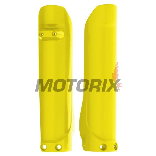 Chrániče přední vidlice -POLISPORT- žluté, HUSQVARNA FC, FE, TC, TE, TX, FX 125-501 2015-2023