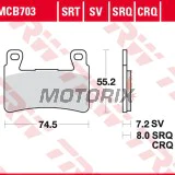Brzdové destičky -TRW- MCB703SV, Honda CB 1300F (2003-2004)