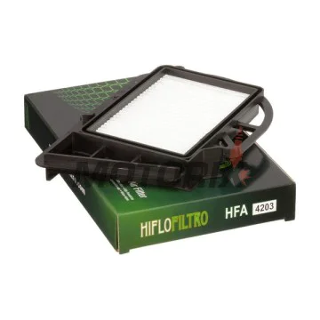 Vzduchový filtr -HIFLO FILTRO- HFA4203, Yamaha X-Max/Majesty/X-City 250-300, MBK Skyliner, Malaguti Password, Italjet Jupiter (2000-2016)