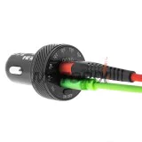 USB adaptér do zapalovače -4 RIDE- 12V, 2xUSB 3.0 + voltmetr - univerzální