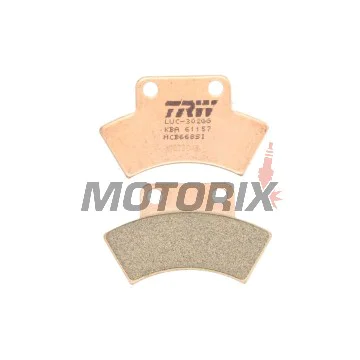 Brzdové destičky -TRW- MCB668SI, CF Moto Terralander 500/625 (2011-2014); Polaris Scrambler 500 4WD (1997-2000), Sportsman 500 (2005), Trail Blazer 250 (1990-1998), Trail Boss 250 2x4/4x4 (1991-1999)