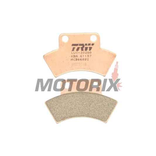 Brzdové destičky -TRW- MCB668SI, CF Moto Terralander 500/625 (2011-2014); Polaris Scrambler 500 4WD (1997-2000), Sportsman 500 (2005), Trail Blazer 250 (1990-1998), Trail Boss 250 2x4/4x4 (1991-1999)