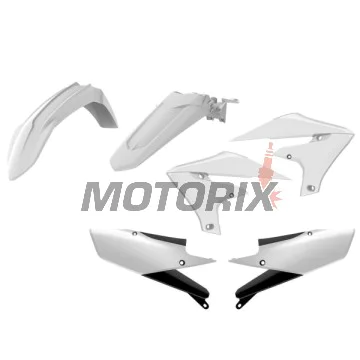 Sada plastů -POLISPORT- bílé, YAMAHA YZ 250/450 2018-2021