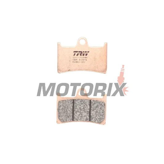 Brzdové destičky -TRW- MCB611SV, Yamaha BT Bulldog 1100, FJ-09 900, FJR 1300, FZ1 1000, FZ6 600, FZ8 800, FZS Fazer 600/1000, MT-01/07/09/10, TDM 900, XJR 1300, Tmax 530, XSR 700/900, XT 1200, XV 1700/1900, YZF/R1/R6/R7 600-1000 - 1996-2024