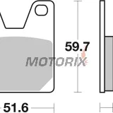Brzdové destičky -BREMBO- 07YA3807, Yamaha YZF/YZF-R1 750-1000cc (1998-2001)