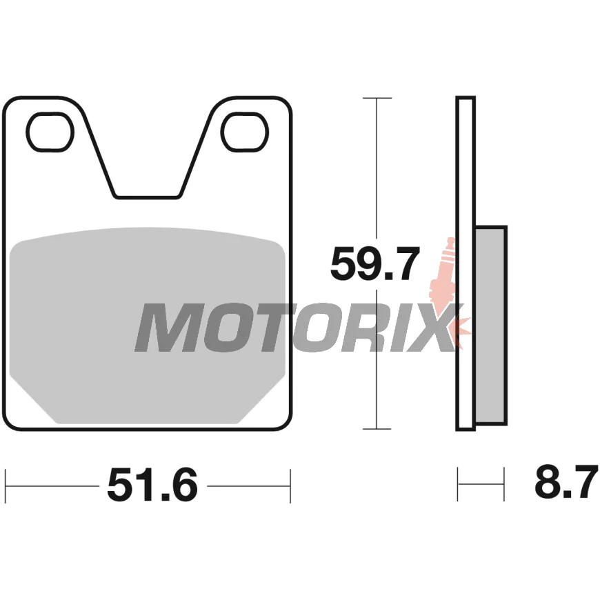 Brzdové destičky -BREMBO- 07YA3807, Yamaha YZF/YZF-R1 750-1000cc (1998-2001)