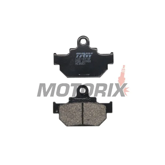 Brzdové destičky -TRW- MCB551, Aprilia Tuareg 125 Rally (1991), Suzuki DR 600/650 Dakar & SE (1985-2017), LS 650 Savage (1993-2000), RM 250 (1986-2004)