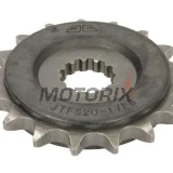 Přední pastorek -JT- JTF520,17RB, 17 zubů, s gumový tlumič, Cagiva Navigator 1000 2001-2005, Raptor 650 2001-2007, V-Raptor 650 2001-2007, Hyosung Comet 650 2006, 2010, GT 650 2004-2012, Kawasaki W 650 1999-2006, ZR 750 1991-1994, ZR-7 750 1999-2004