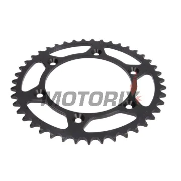 Zadní rozeta -JT- JTR808,43, 43 zubů, ocelový, Kawasaki KLX 400 2003, Suzuki DR 350 1990-1999, DR-Z 250 2001-2007, DR-Z 400 2000-2017, RM 100 1979-1982, RM 125 1983-2012, RM 250 1989-2007, 2009-2012, RM-X 250 1989-2001, RM-X 450 2010-2019