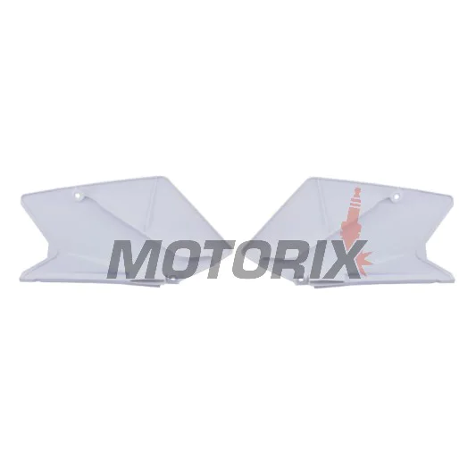 Zadní boční plasty -POLISPORT- bílé, SUZUKI RM-Z 450 2005-2006
