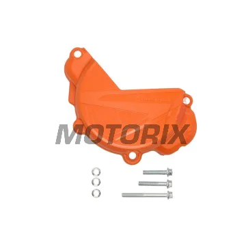 Chránič víka statoru -POLISPORT- oranžový, KTM EXC-F, XCF-W 250 2009-2011