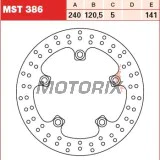 Brzdový kotouč -TRW- MST386, 240mm, Suzuki GSF Bandit 650/1200/1250 + GSR600/750 + GSX650F/1250F + GSX-S750 + GW250 + SFV/SV650 (2005-2020)