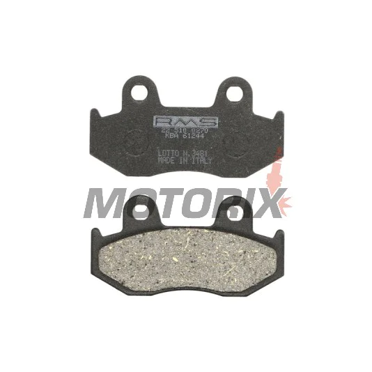 Brzdové destičky -RMS- 22 510 0270, Honda SH 125 2000-2016, Honda SH 150 2000, 2005-2009, 2011-2016