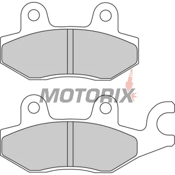 Brzdové destičky -FERODO- FDB2087EF, Honda CBF/NSR/VT Shadow/XL Varadero 75-250 1992-2013; Keeway Speed 125/150 2006; Kawasaki Eliminator/KLX/KVF/KX/Z 65-400 1997-2020; Kymco Agility/Dink/Grand Dink/Like/Movie/Pulsar/Quannon/Super9/Yager/Zing 50-250 1997-