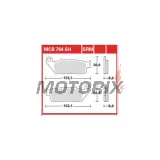 Brzdové destičky -TRW- MCB764SRM, sintrované, Cagiva 900 Cat 900cc, Honda CB1000F, FJS Silver Wing 400/600cc, VFR750F/VFR950F Carat - 400/600/750/900/950/1000cc, 1988-2009