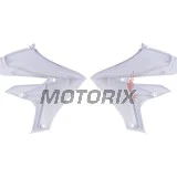 Přední boční plasty -POLISPORT- bílé, YAMAHA YZ 250/450 2018-2023