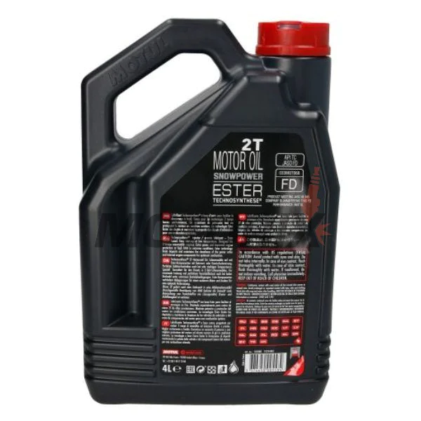 2taktní olej -MOTUL- SNOWPOWER, 2T, plná syntetika, 4L