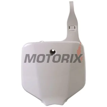 Motokrosová maska/tabulka startovního čísla -POLISPORT- bílá, KAWASAKI KLX, KX 65/110 2000-2023
