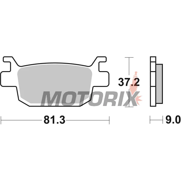 Brzdové destičky -BREMBO- 07064, Honda ADV 350 / FES S-Wing 125 150 / NSS Forza 125 250 300 / SH 125 150 300 350 (2000-2022)