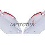 Zadní boční plasty -POLISPORT- červené/bílé, HONDA CRF 250 2004-2005