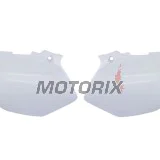 Zadní boční plasty -POLISPORT- bílé, YAMAHA YZ 125/250 2002-2014