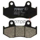 Brzdové destičky -TRW- MCB534, Honda ATC250R/350X, CH250 Spacy/Elite, CN250 Helix, CR50R/125R/250, FTR250, Lead100, MTX125, NES125/150, RX250RE, SCV100 Lead, SH125/150, TRX250R, XL250R/350R/600R, XLR250R, XR250R/350R/500R/600R, Peugeot Elyseo 125