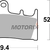 Brzdové destičky -BREMBO- 07SU19SA, Kawasaki ZX-6R/ZX-9R/ZX-12R Ninja 600-1200, Suzuki GSF/Bandit 1200, GSX/GSX-R 1000-1300 Hayabusa
