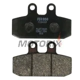 Brzdové destičky -FERODO- FDB438P, Aprilia Atlantic/Scarabeo/Sportcity 125-500, Leonardo 250-300, Tuareg 125-600, Cagiva Blues/Mito/Roadster 50-200, Gilera Dakota/ER/XRT 125-600, Honda NSR/CRM/XL 125, Malaguti Spider Max 500, Peugeot Speedake 50, Sachs Ro