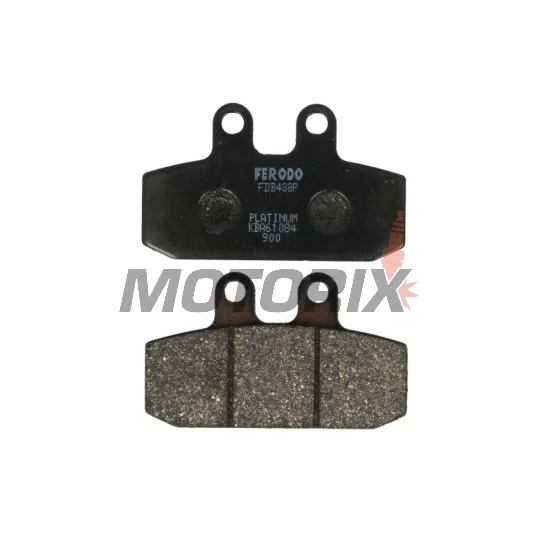 Brzdové destičky -FERODO- FDB438P, Aprilia Atlantic/Scarabeo/Sportcity 125-500, Leonardo 250-300, Tuareg 125-600, Cagiva Blues/Mito/Roadster 50-200, Gilera Dakota/ER/XRT 125-600, Honda NSR/CRM/XL 125, Malaguti Spider Max 500, Peugeot Speedake 50, Sachs Ro