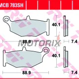 Brzdové destičky -TRW- MCB783SH, Suzuki DL V-Strom 1000, GSR 600, GSX Hayabusa 1300R, B-King 1300BK/BKA, GSX-R 600/750/1000 - 2006-2020